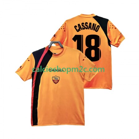 AS Roma CASSANO 18 2006 Retro Maglia Prima 2005 Manica Corta